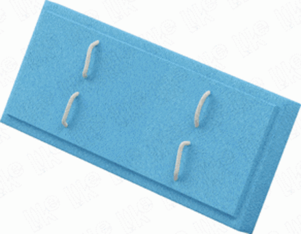 Подставка для 2 ложечек/2 ряда вертикальных стежков 15 мм./накладка/гибкая ножка