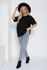 Блуза Альба (черная) Б12601-20 LT Collection