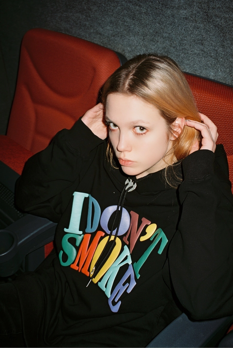 Худи DONSMOKE "Rainbow Logo" Oversized Hoodie