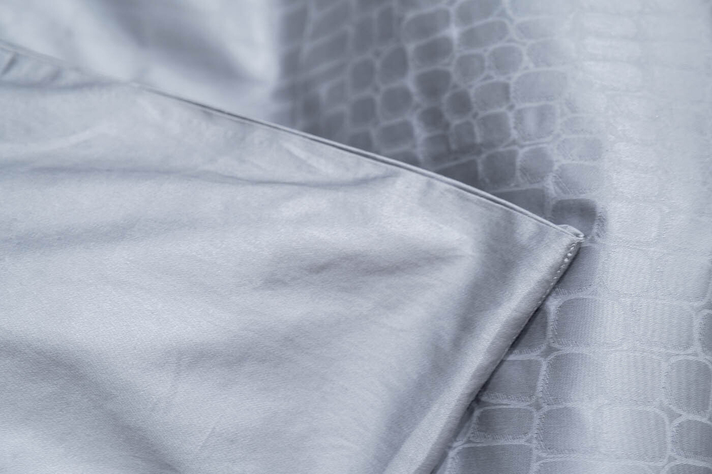 Пододеяльник 150x215 Garda Decor Серпенте серый