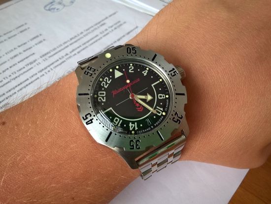 Наручные часы Восток "Командирские К-35" 350617