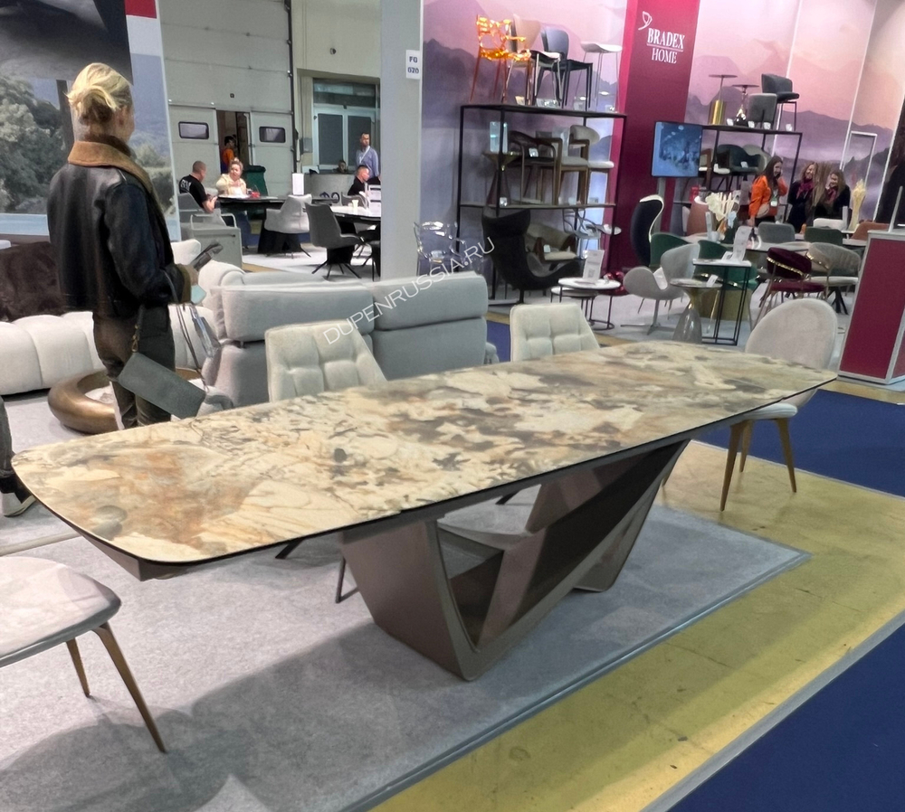 Стол DT2407 (200-300) TL-137 керамика/#23243 серый металлик