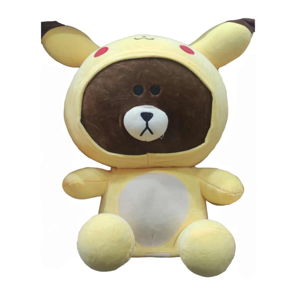 Мягкая игрушка "Бурый медведь в капюшоне Cony SLY," 40см