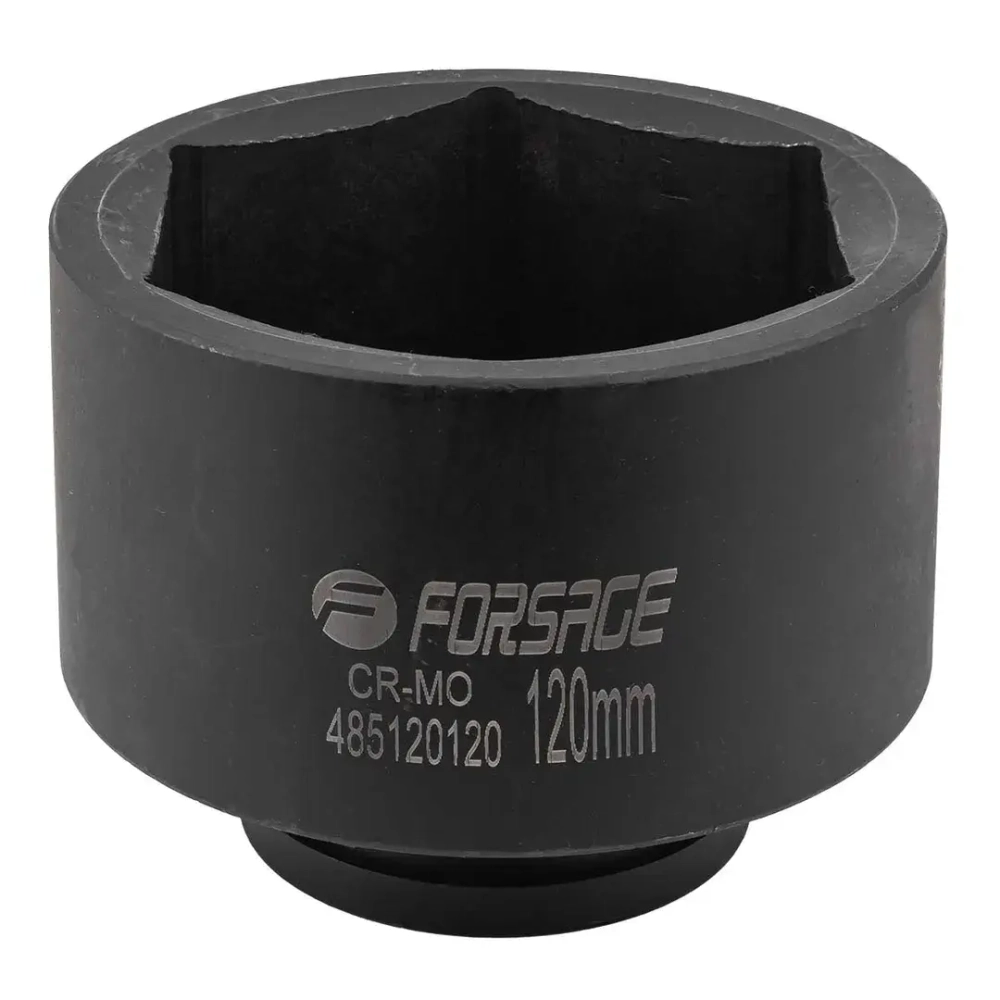 Головка ударная глубокая 1'', 120мм (6гр.) Forsage F-485120120