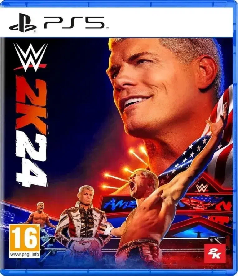 Игра WWE 2K24 (Английская версия) для PlayStation 5
