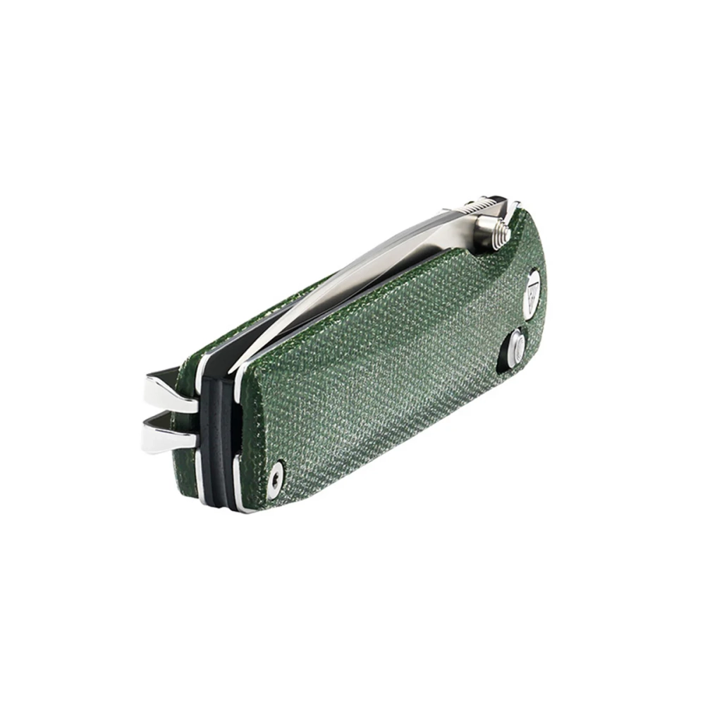 Нож складной SRM 255L-MG2 Medal Beadblast (140Cr Laminated, Green Micarta)
