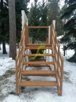 Зимняя горка "IgraGrad Snow Fox", скат 5 м мод.2