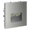 Розетка компьютерная встраиваемая VOLTUM S70 двойная RJ45+RJ45 кат.6, (сталь)