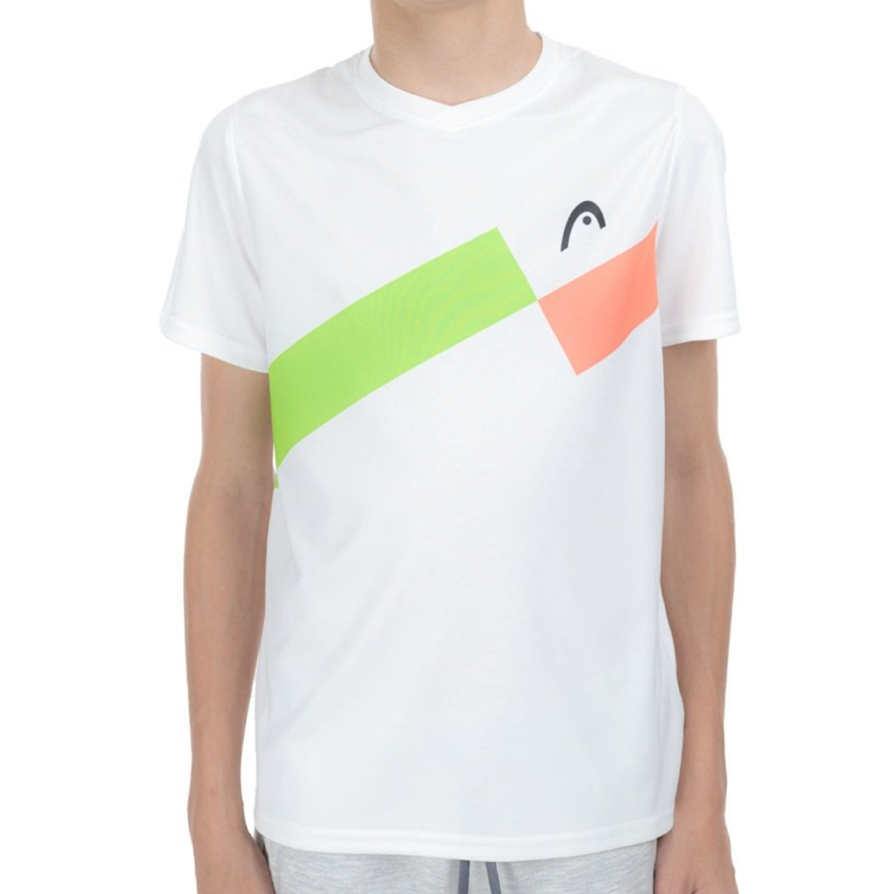 ОДЕЖДА ДЛЯ ТЕННИСА Мальчики, Футболка HEAD TOPSPIN T SHIRT Boy .