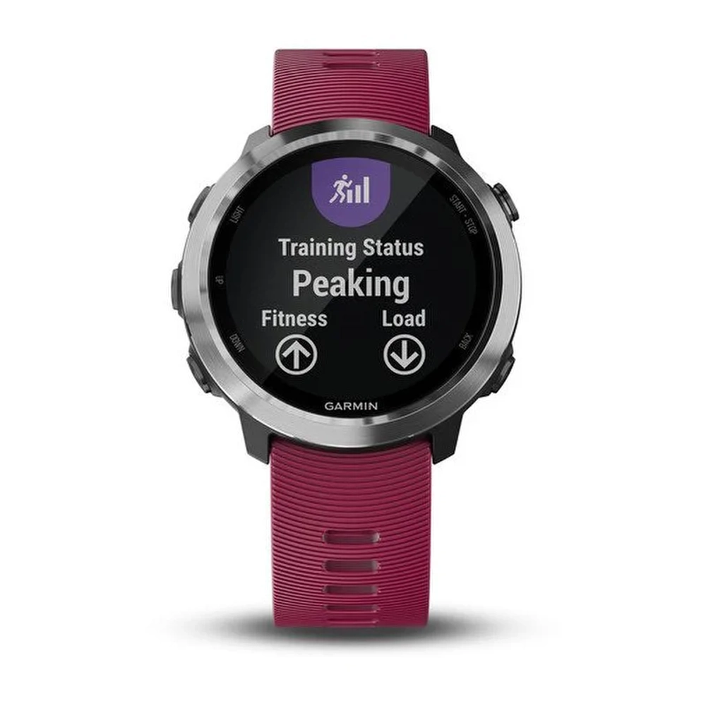 Часы для бега Garmin Forerunner 645 Music, с вишневым ремешком, 010-01863-31