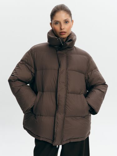 Пуховик с манжетами