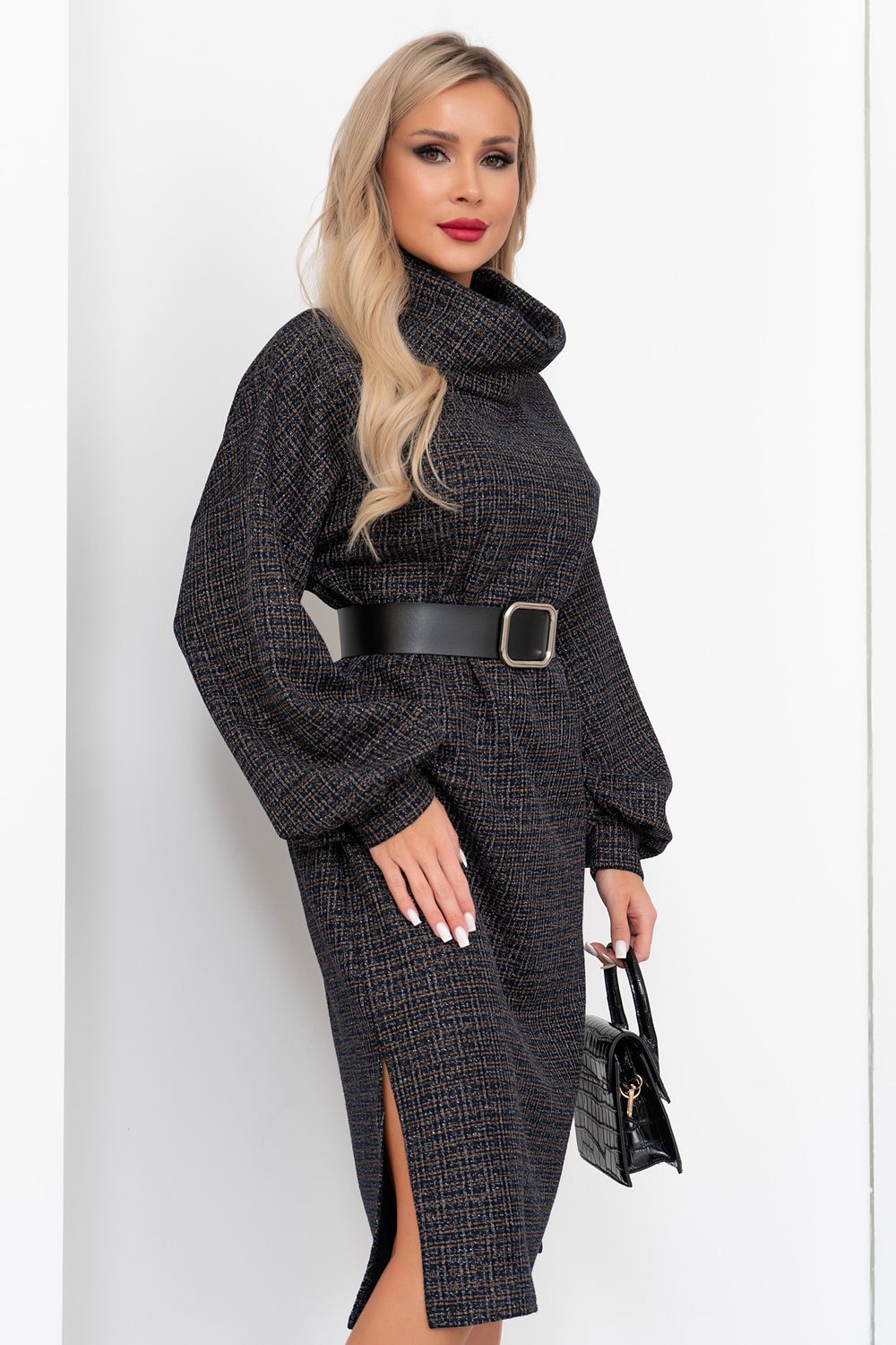 Платье Модис (коричневый/синий) Р11-1192 Nikol