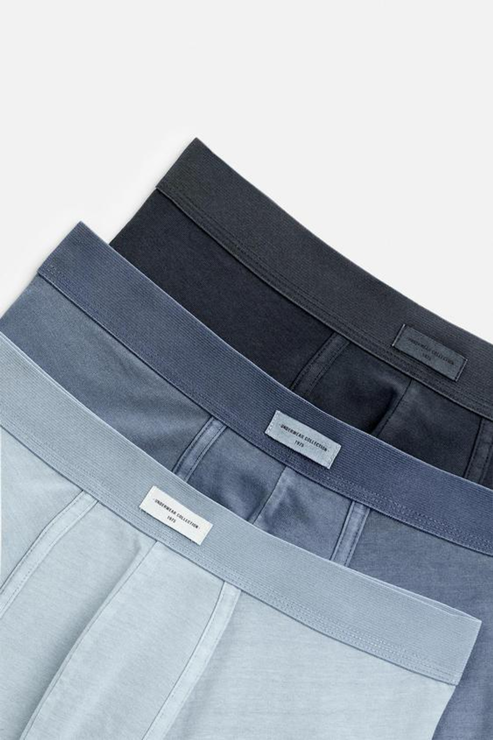 ZARA НАБОР ИЗ ТРЕХ ТРУСОВ-БОКСЕРОВ, РАЗНОЦВЕТНЫЙ