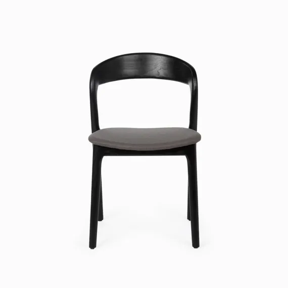 Стул Esse Soft, черный, темно-серая обивка