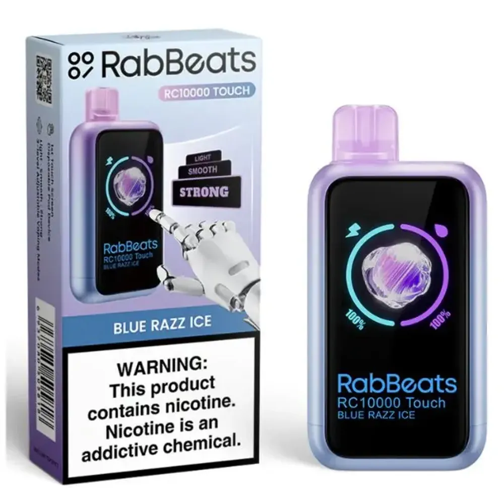 ELF BAR RabBeats RC10000 Touch - Blue Razz Ice (5% nic)