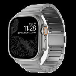 Ремешок Nomad Titanium Band для Apple Watch 42/44/45/46/49мм, Silver (NM1A4HSXT0)