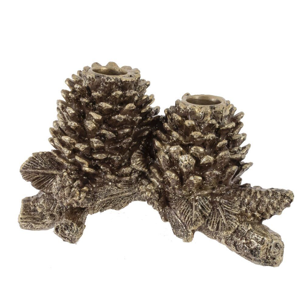 GAEM Подсвечник "Шишки", L21,5 W12 H11 см