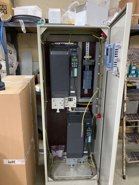 Замена шкафа c преобразователем частоты (ПЧ) Siemens для Ижорского завода