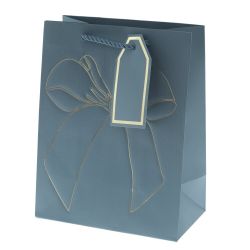 GAEM Пакет подарочный S (бумага 210г/м2, блок 12шт), L18 W10 H23 см, 4в.