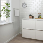 Стол складной - IKEA BJÖRKÅSEN/БЬЕРКОСЕН/БЬЁРКОСЕН ИКЕА, 35х59х110 см, белый