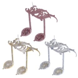 GAEM Украшение новогоднее "Ноты, L14 W1 H15 см, 3 в.