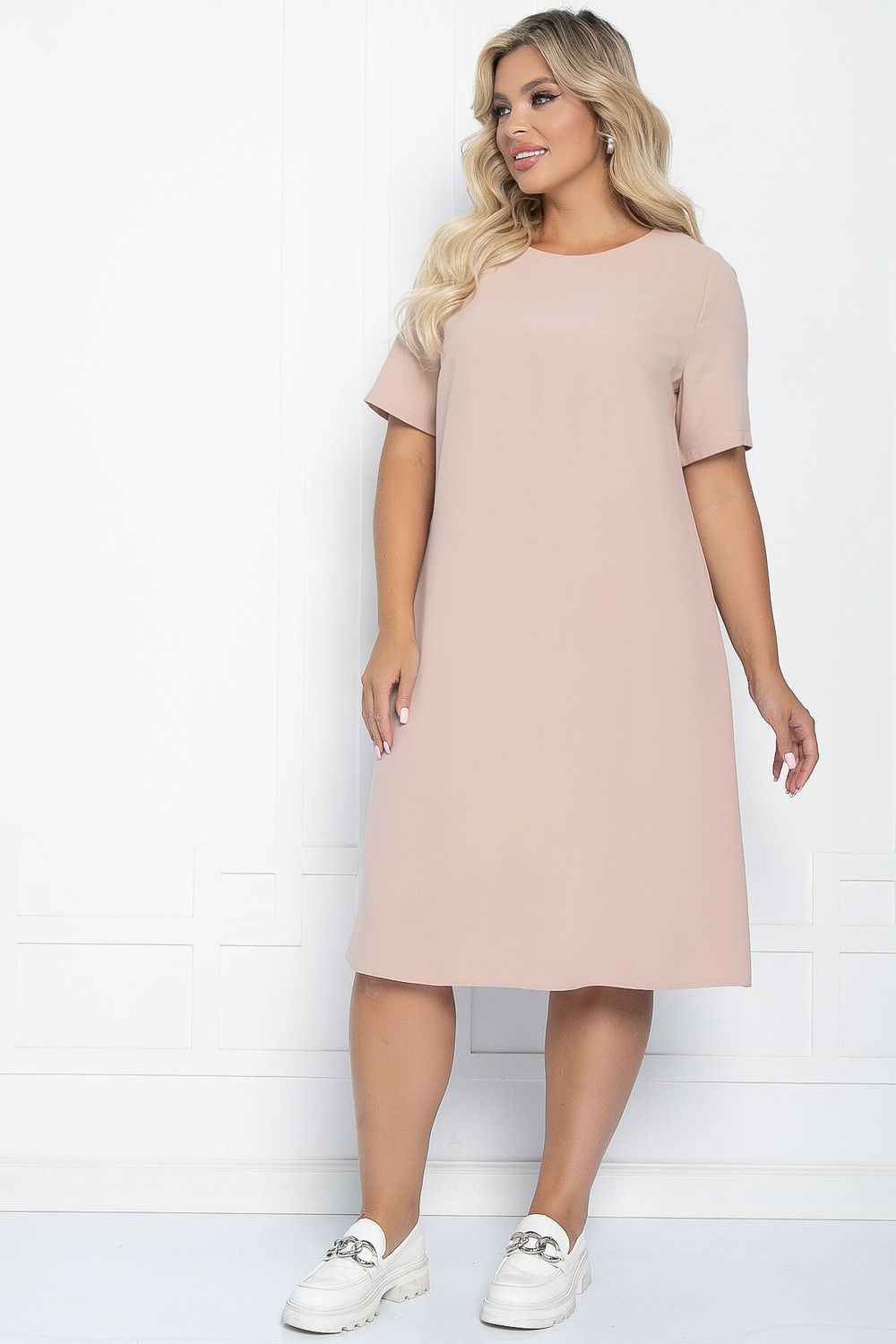 Платье Ронда (бежевое) П11108 LT Collection