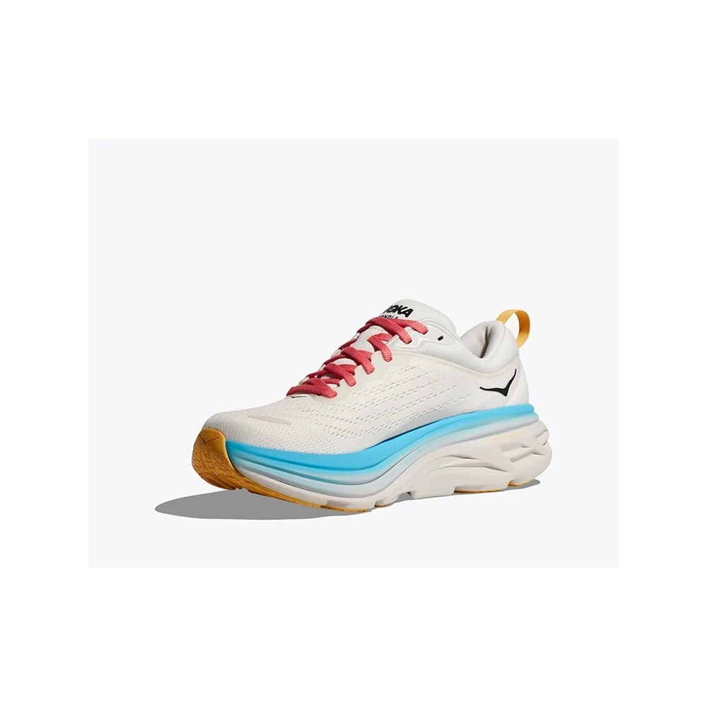 Кроссовки женские HOKA W BONDI 8 Blanc De Blanc / Swim Day