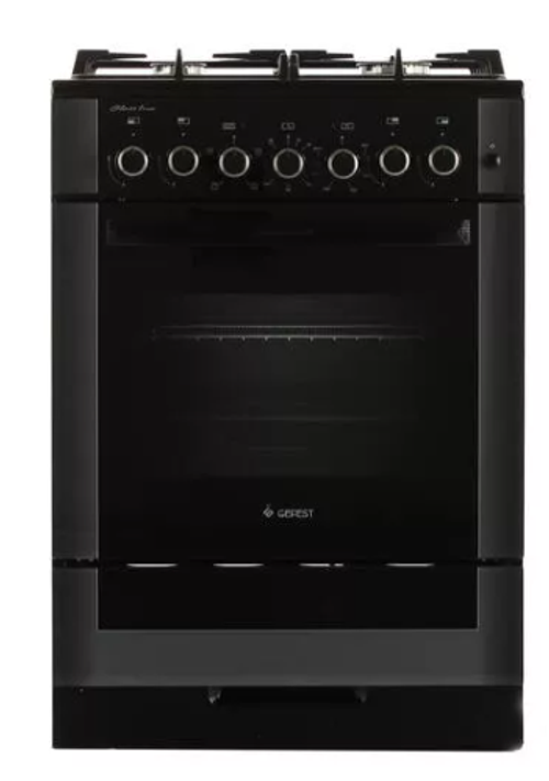 Плита газовая GEFEST ПГЭ 6502-02 0044 (черн.с раст рис)