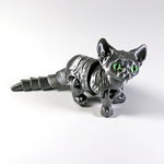 Подвижный котёнок Сфинкс, игрушка антистресс, серый