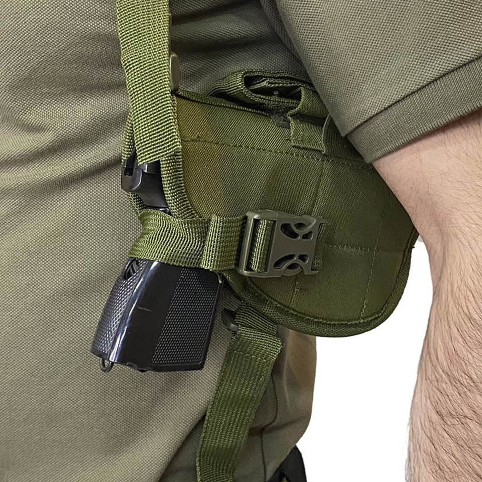 Кобура наплечная спецназа и полиции Gunpad Cordura (олива)