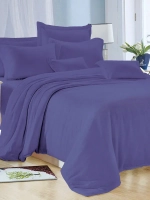 Постельное белье 2,0 Павлина Luxury Фиолетовый (M173)