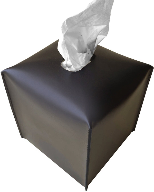 Салфетница из кожи цвет ШОКОЛАД