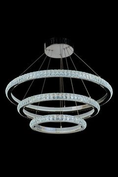 Подвесная люстра 113W 3000K-5500K LE7718/800-3K Chrome хром Colisee Leon