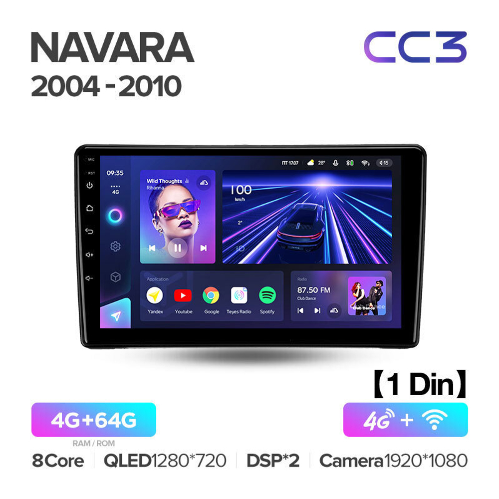 Teyes CC3 9" для Nissan Navara D40 2004-2010