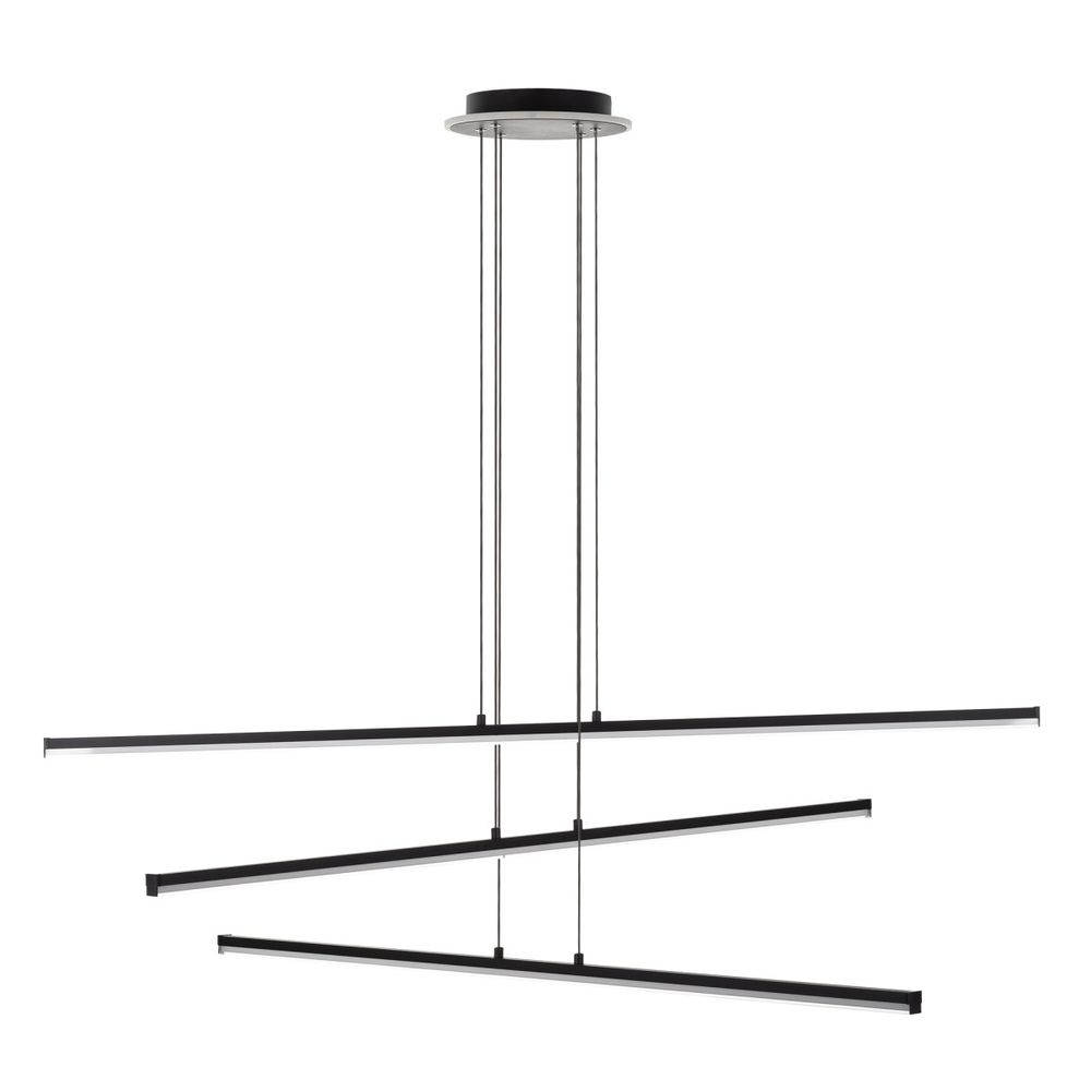 Citilux Trent CL203731 LED Люстра подвесная с пультом Чёрная