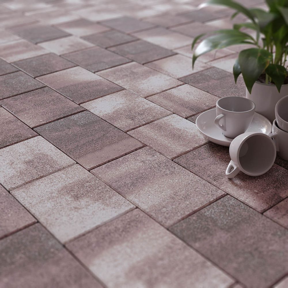 Тротуарная плитка Steingot Новый город, цвет Клифф, Colormix, толщина 60 мм