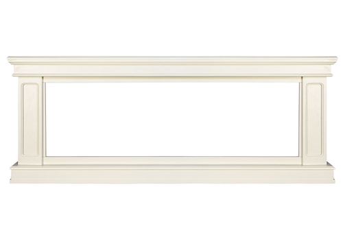 Каминокомплект Geneva 60 - Слоновая кость с очагом Vision 60 LOG LED