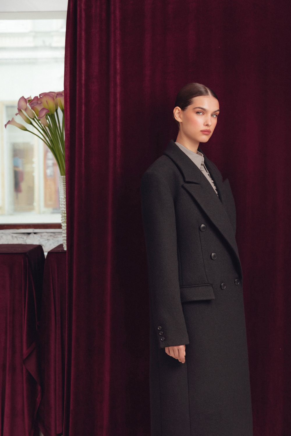 Пальто «Ингрид», черный