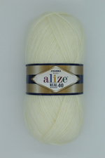 Пряжа "Angora real 40" 450 жемчужный