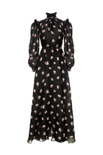 «Lush dance» Платье в пол с открытой спиной.