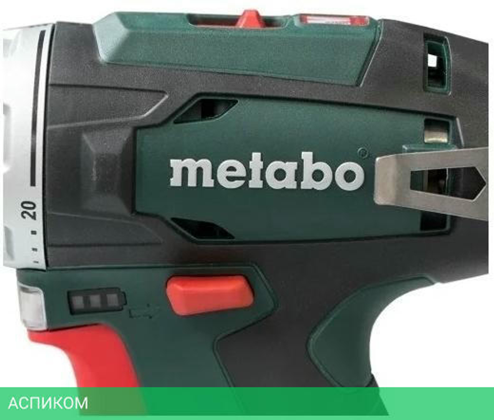 Дрель-шуруповерт Metabo BS Basic с 2-мя АКБ, кейс (600984500)