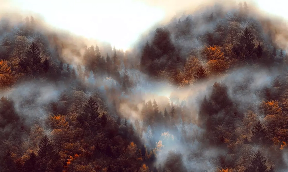 Цифровое панно ID Wall FOGGY MOUNTAINS