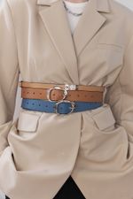 ТОНКИЙ РЕМЕНЬ С ЗАМОЧКОМ BEIGE|NUDE