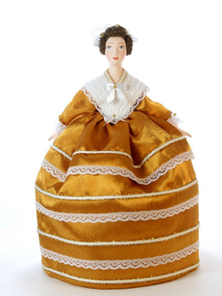 Кукла грелка на чайник Барышня