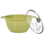 Кастрюля 2л «Trendy style» (lime) со стеклянной крышкой к21tsl