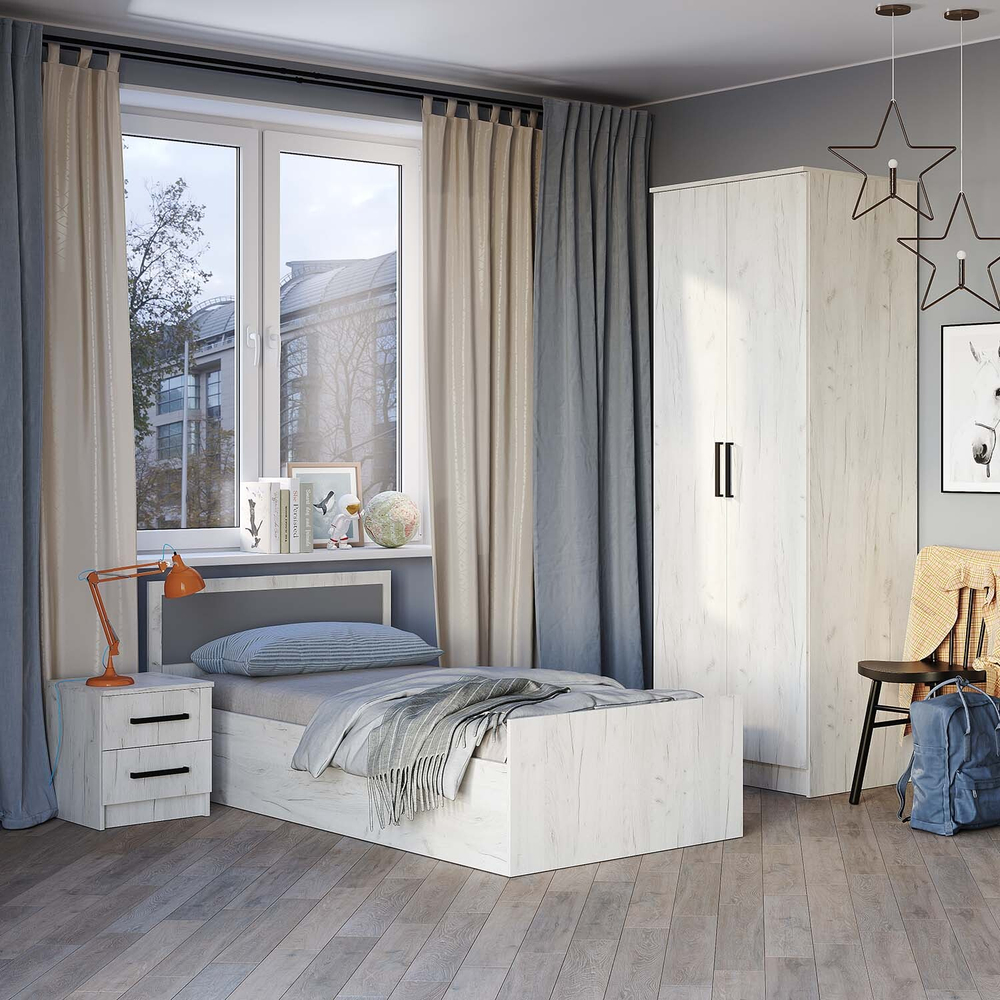 Кровать 0.9м LIGHT Фиеста
