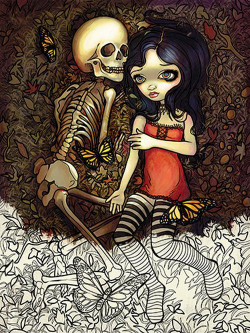 Jasmine Becket-Griffith Halloween Coloring Book