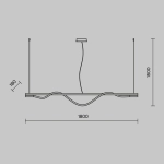 Подвесной светильник Maytoni TAU MOD166PL-L20G3K