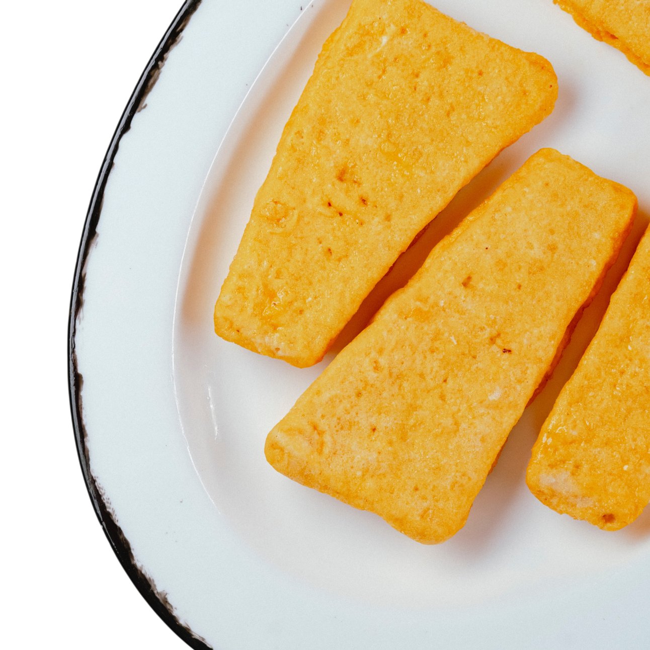 Треугольники лососевые в кляре