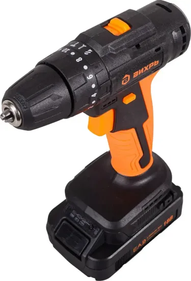 Аккумуляторный дрель-шуруповерт "ВИХРЬ" ДА-18Л-2КУ/Б